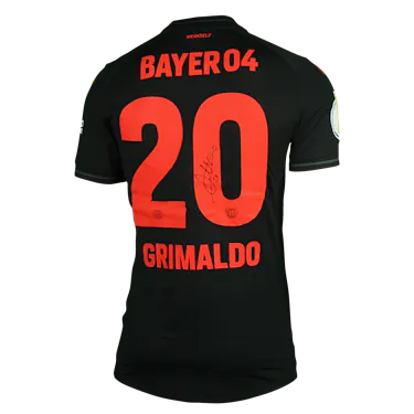 来自Bayer Leverkusen的Alejandro Grimaldo球衣
