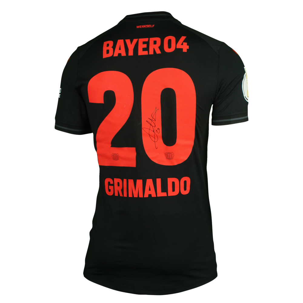 Alejandro Grimaldo | Bayer Leverkusen - VfB Stuttgart | MatchWornShirt