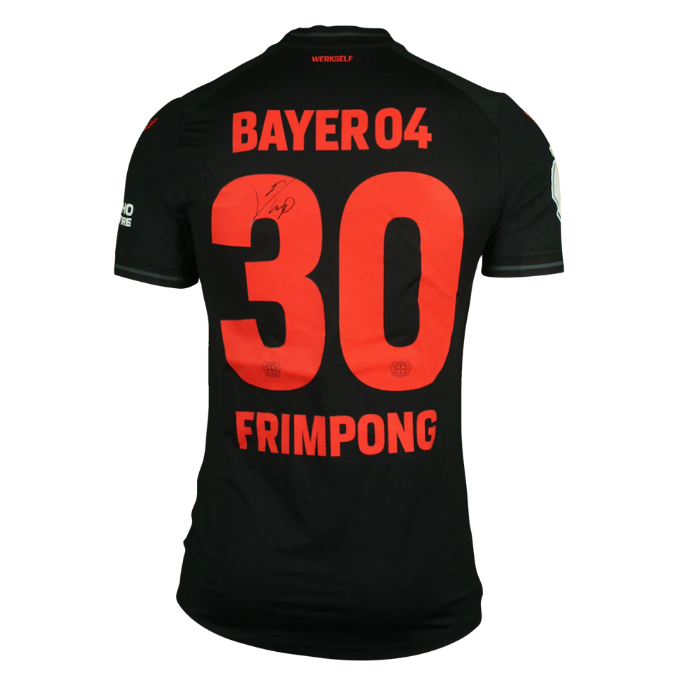 Jeremie Frimpong Bayer Leverkusen jersey