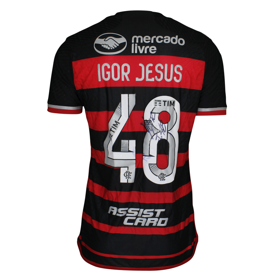Igor Jesus Flamengo camisa.