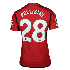 Facundo Pellistri Rebollo Manchester United camisa.