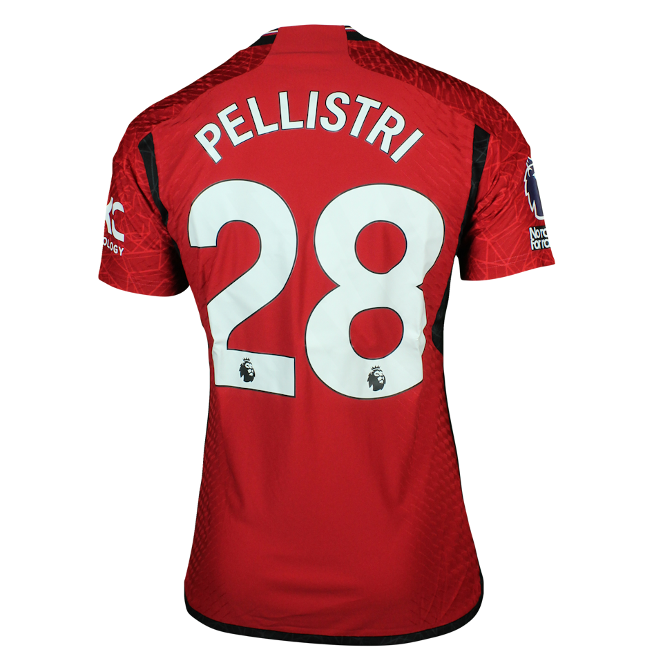 Facundo Pellistri Rebollo Manchester United camisa.