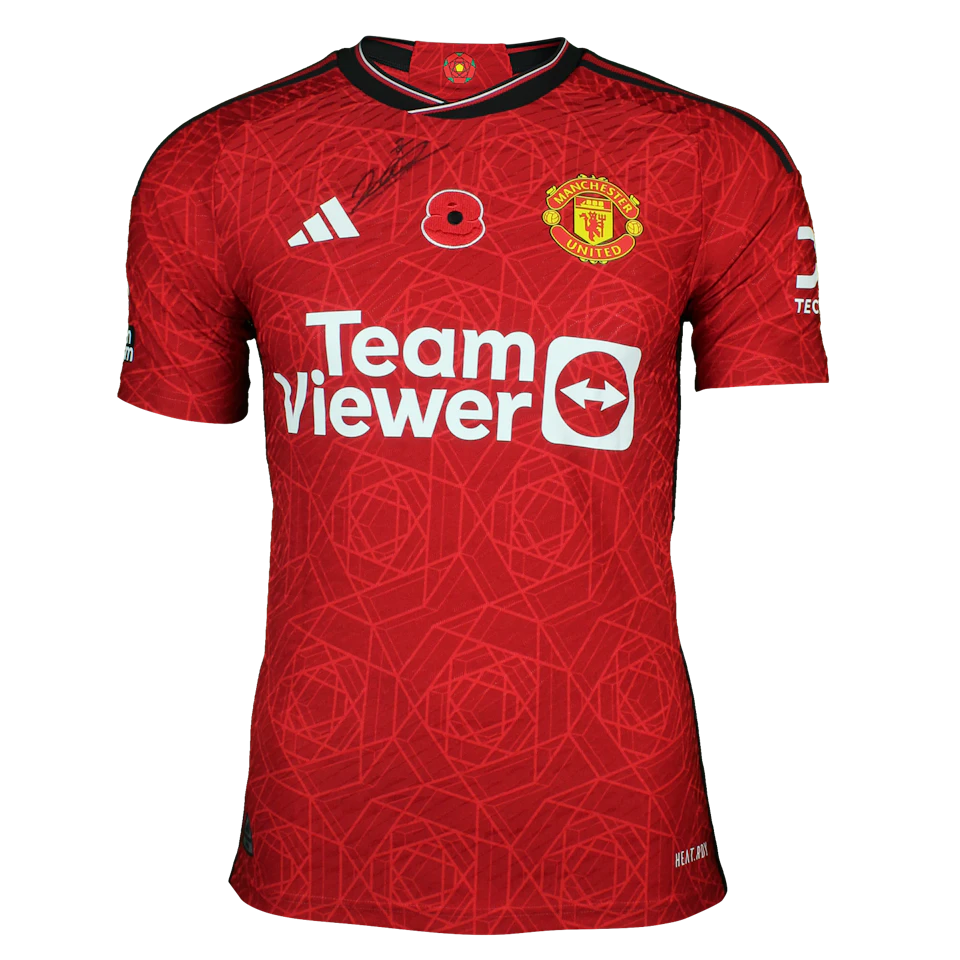 Kobbie Mainoo Manchester United camisa.