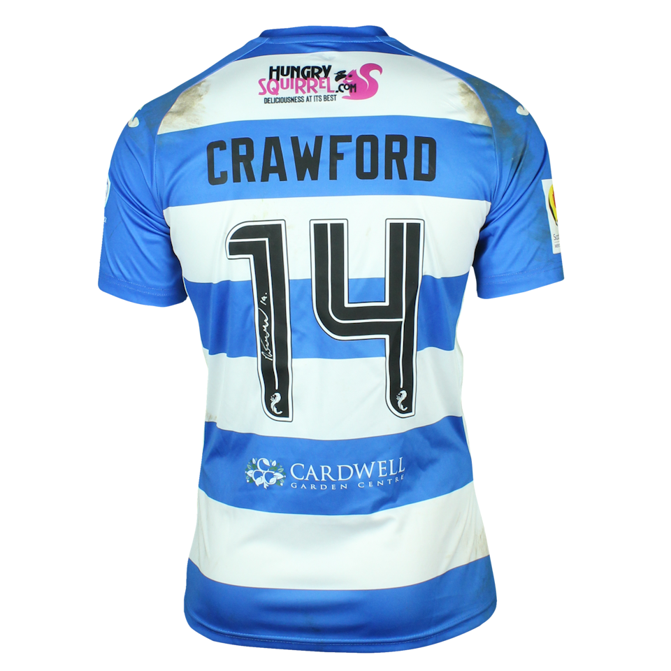Robbie Crawford Greenock Morton shirt