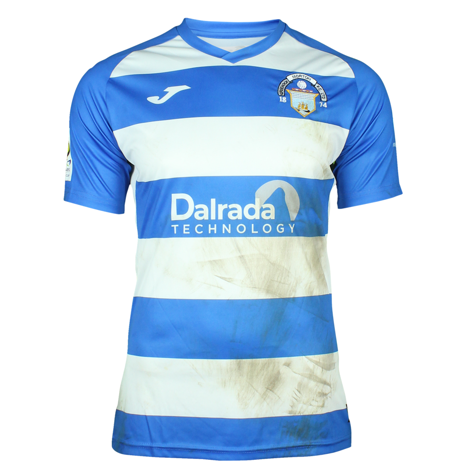 Robbie Crawford Greenock Morton shirt