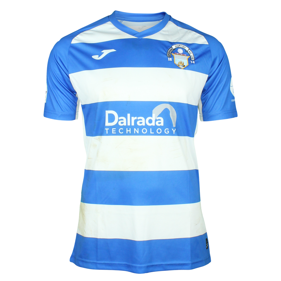 Iain Wilson Greenock Morton shirt