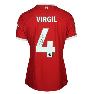 Virgil van Dijk Liverpool shirt