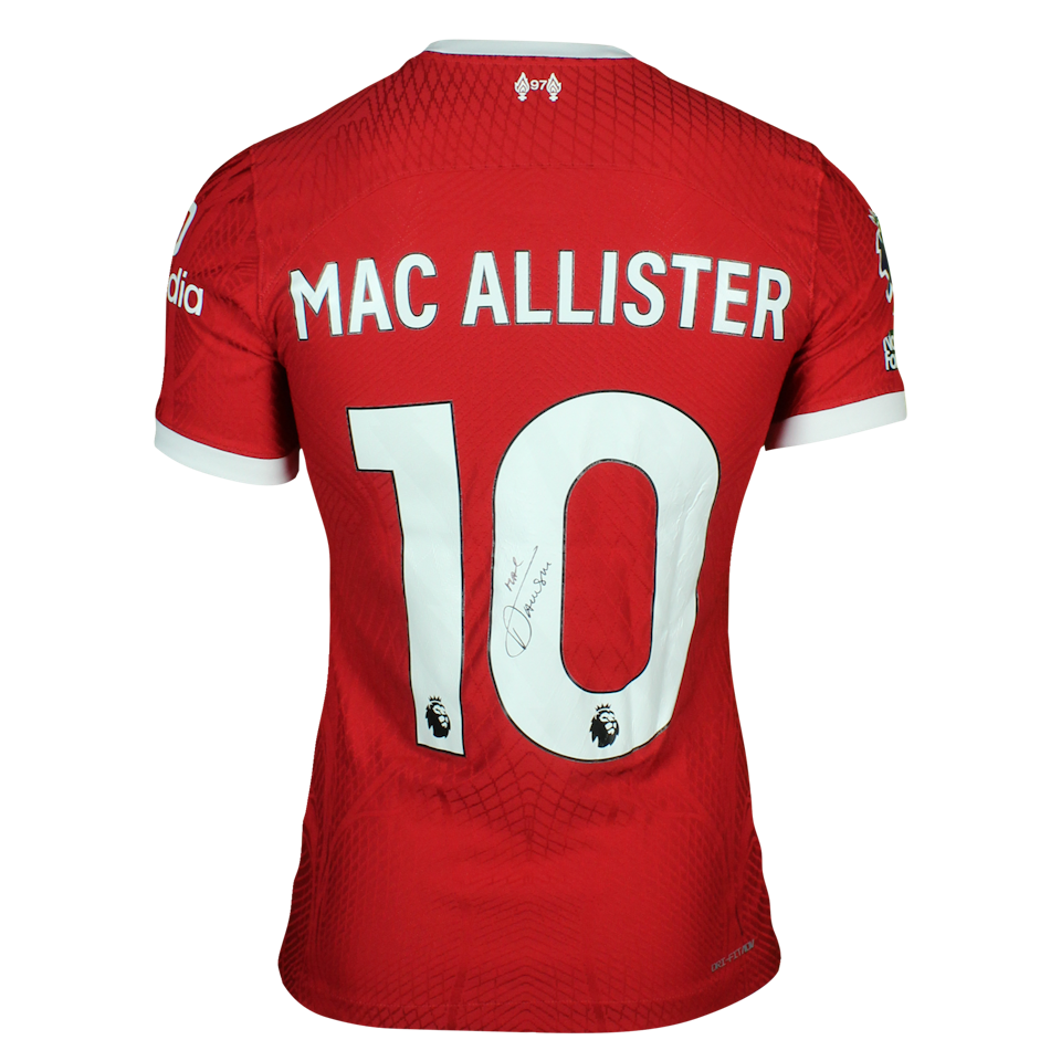 Alexis Mac Allister Liverpool shirt