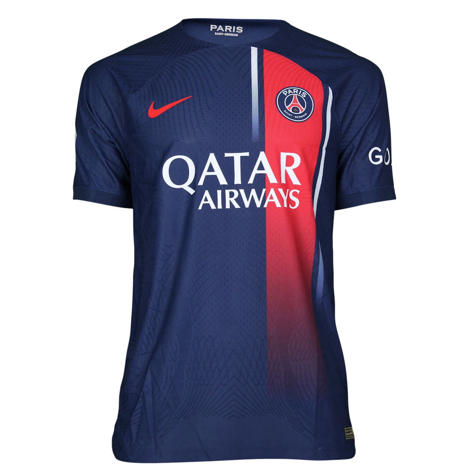 Kylian Mbappé Paris Saint-Germain shirt