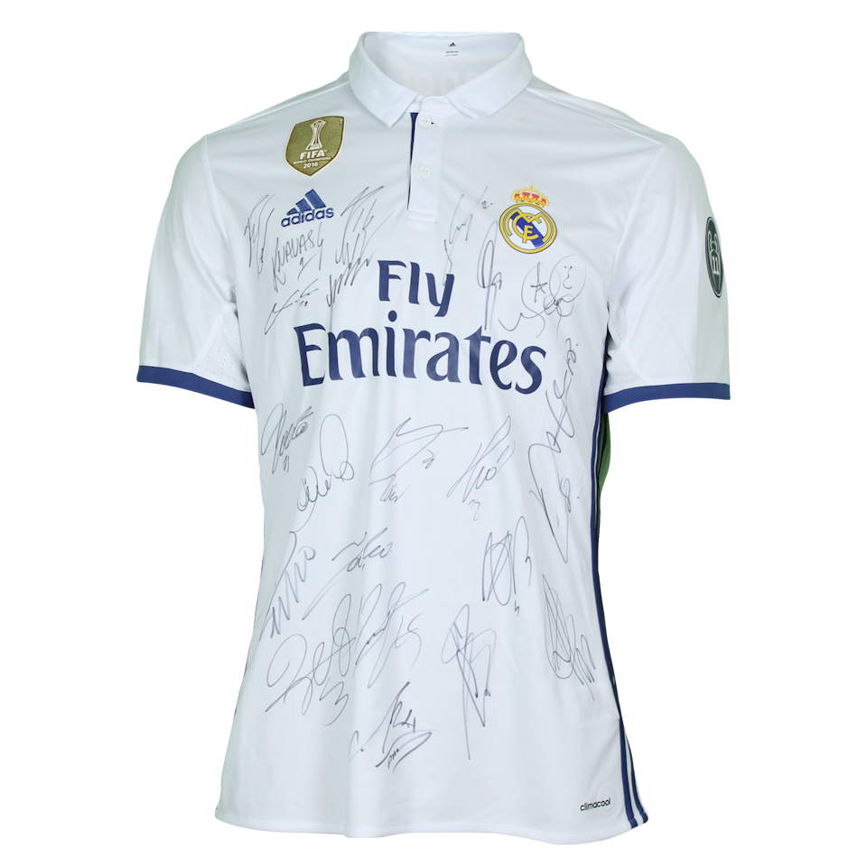 Squad Signed Shirt 16/17 UCL