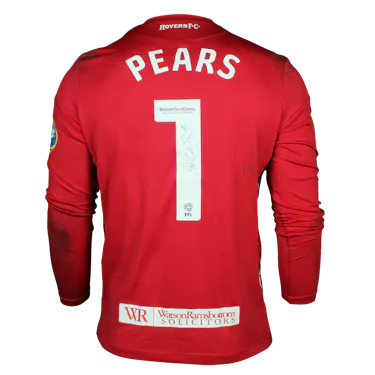 来自Blackburn Rovers的Aynsley Pears球衣