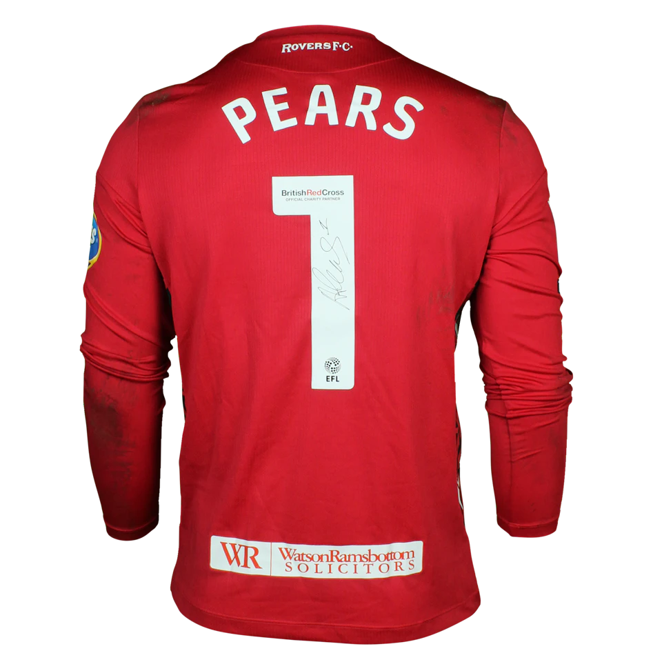 来自Blackburn Rovers的Aynsley Pears球衣