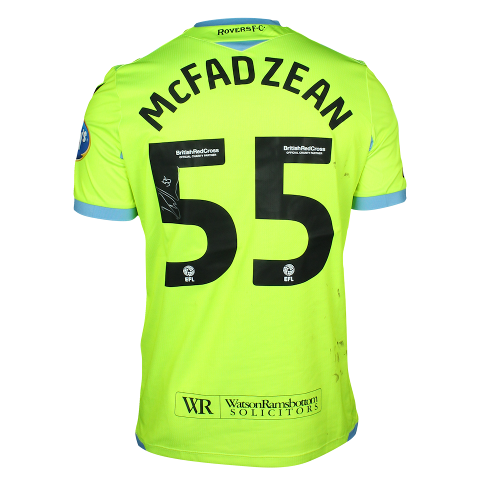 Kyle McFadzean Blackburn Rovers のシャツ