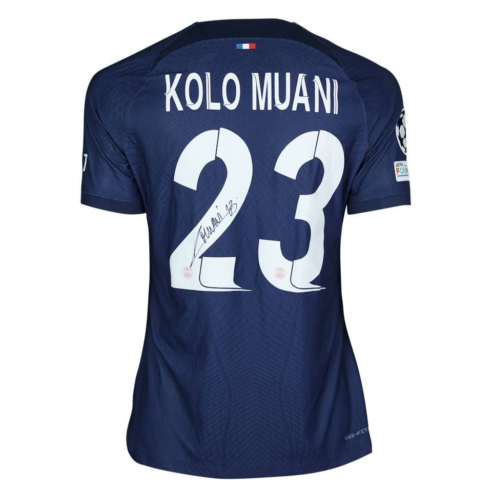 Paris Saint-Germain 팀의 Randal Kolo Muani 셔츠