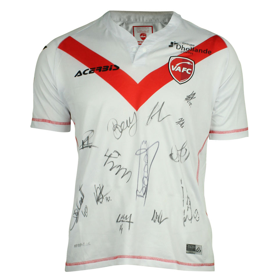 Squad Signed Shirt - 2 | Valenciennes FC