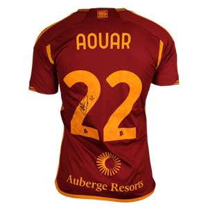 Houssem Aouar AS Roma jersey