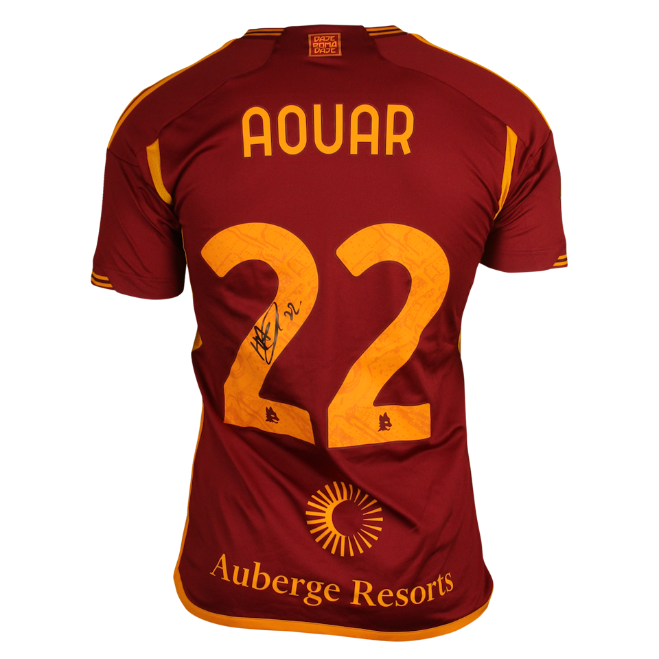 Houssem Aouar AS Roma jersey