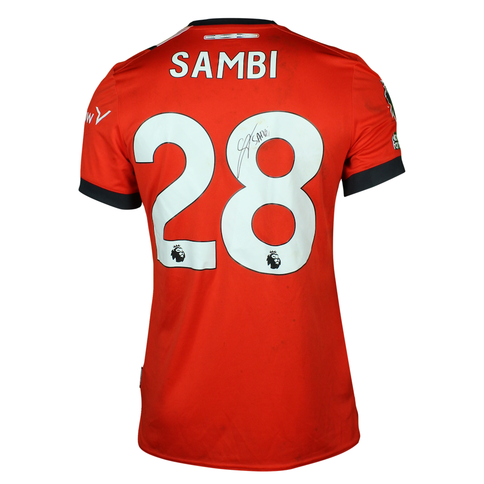 Sambi Lokonga Luton Town shirt