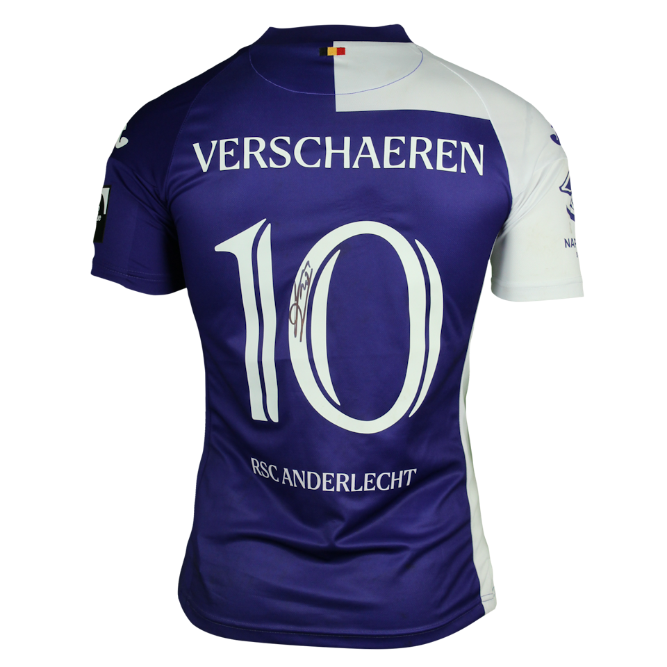 Yari Verschaeren RSC Anderlecht shirt