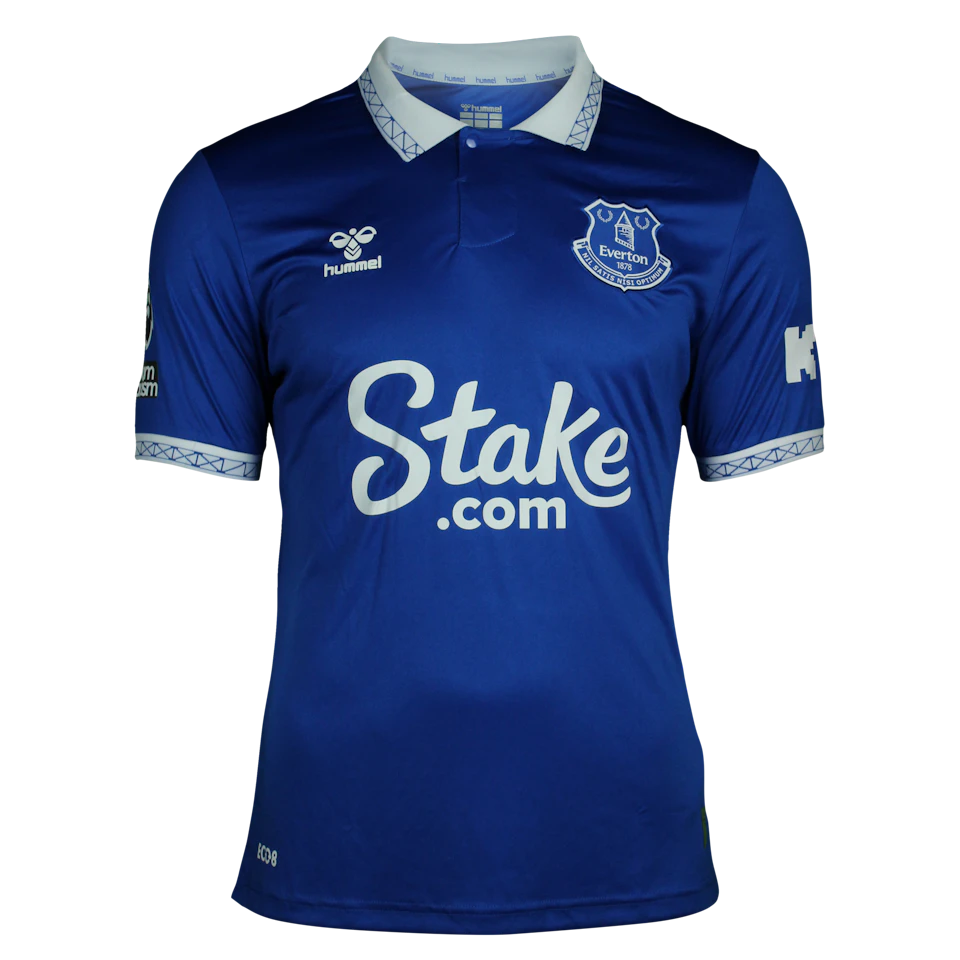 来自Everton的Vitalii Mykolenko球衣