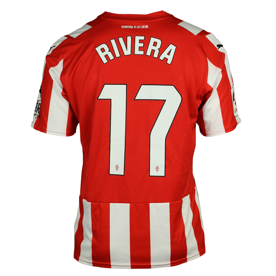 Christian Rivera Hernández Sporting Gijón shirt