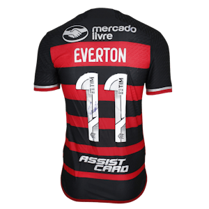 Everton Cebolinha Flamengo shirt