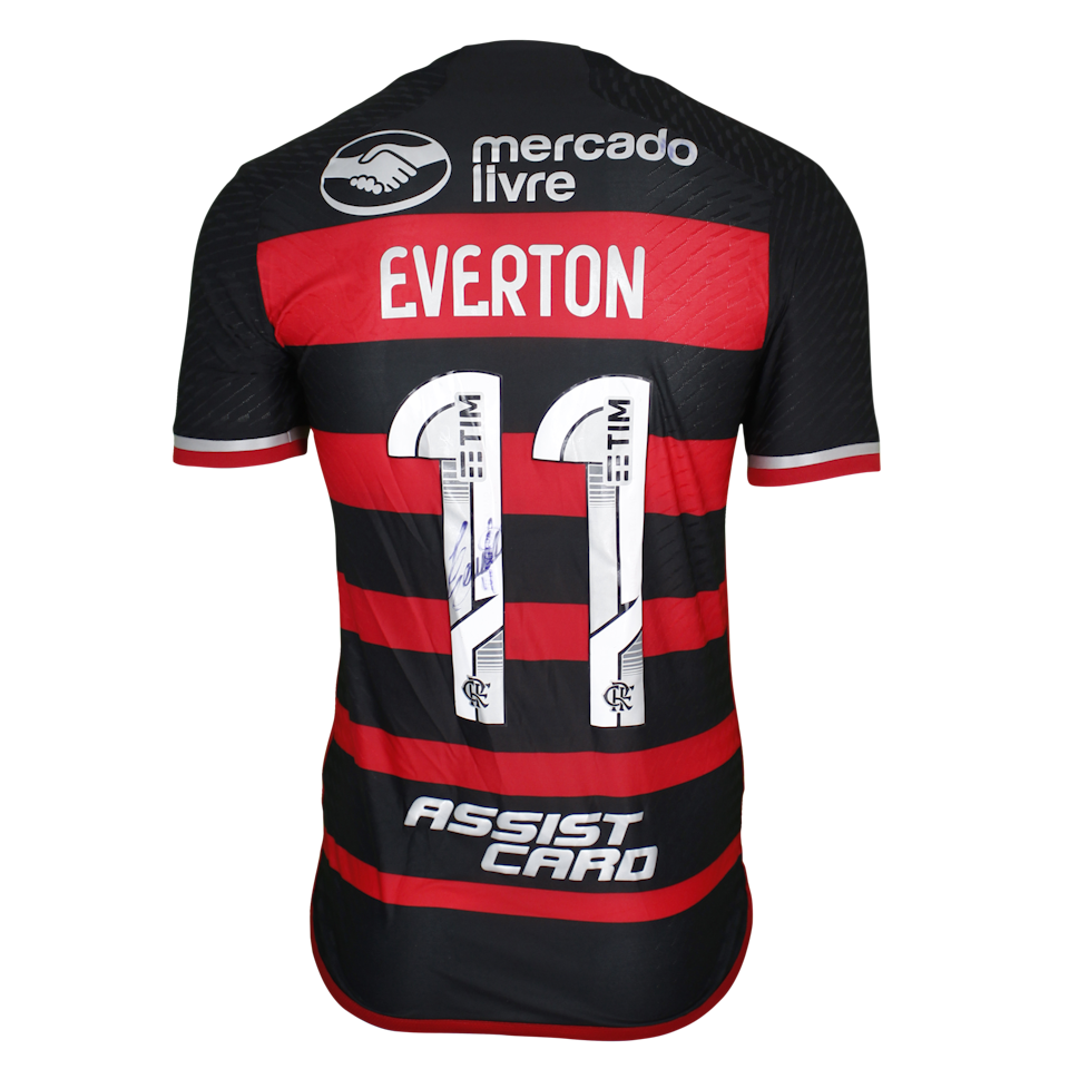 Everton Cebolinha Flamengo shirt
