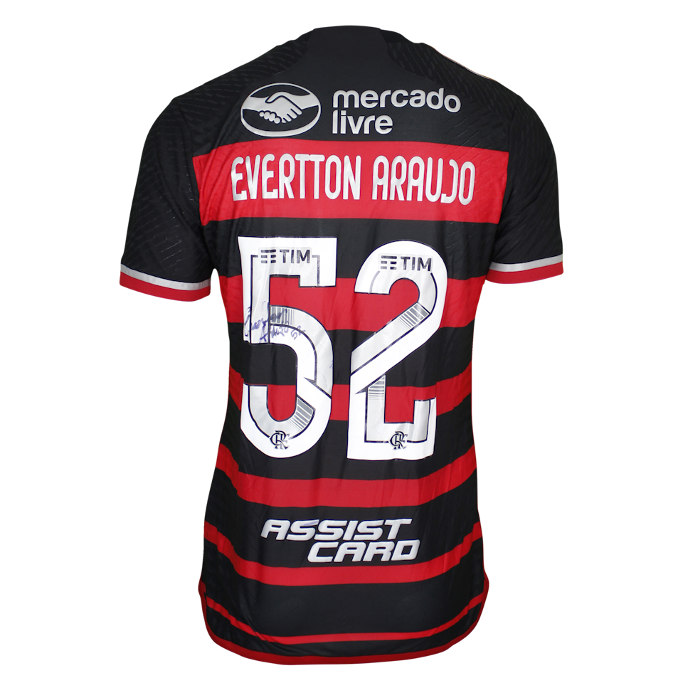 Camisa de Evertton Gustavo Fernandes Araújo Flamengo
