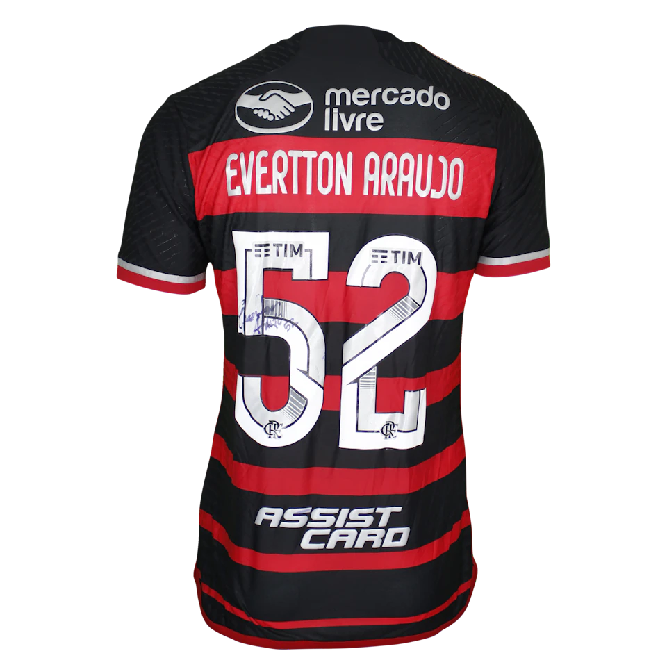 Evertton Gustavo Fernandes Araújo Flamengo camisa.