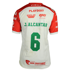 Necaxa 팀의 Jesús Alberto Alcantar Rodríguez 셔츠