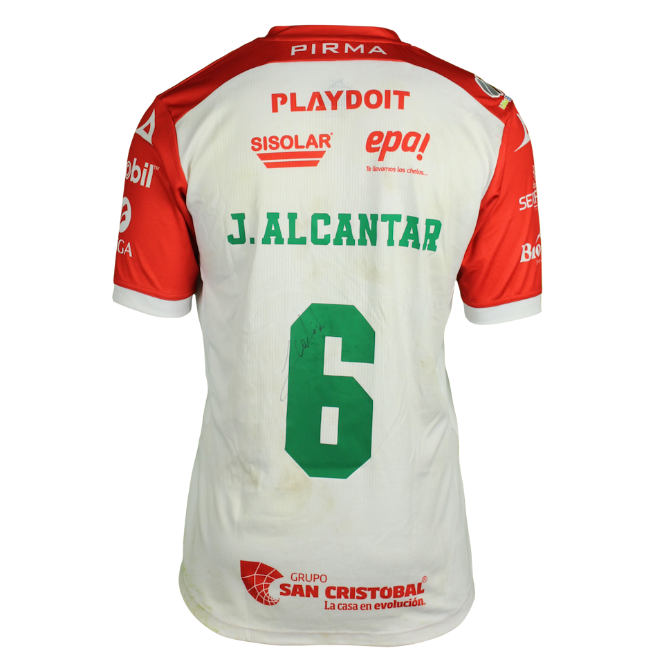 Necaxa 팀의 Jesús Alberto Alcantar Rodríguez 셔츠