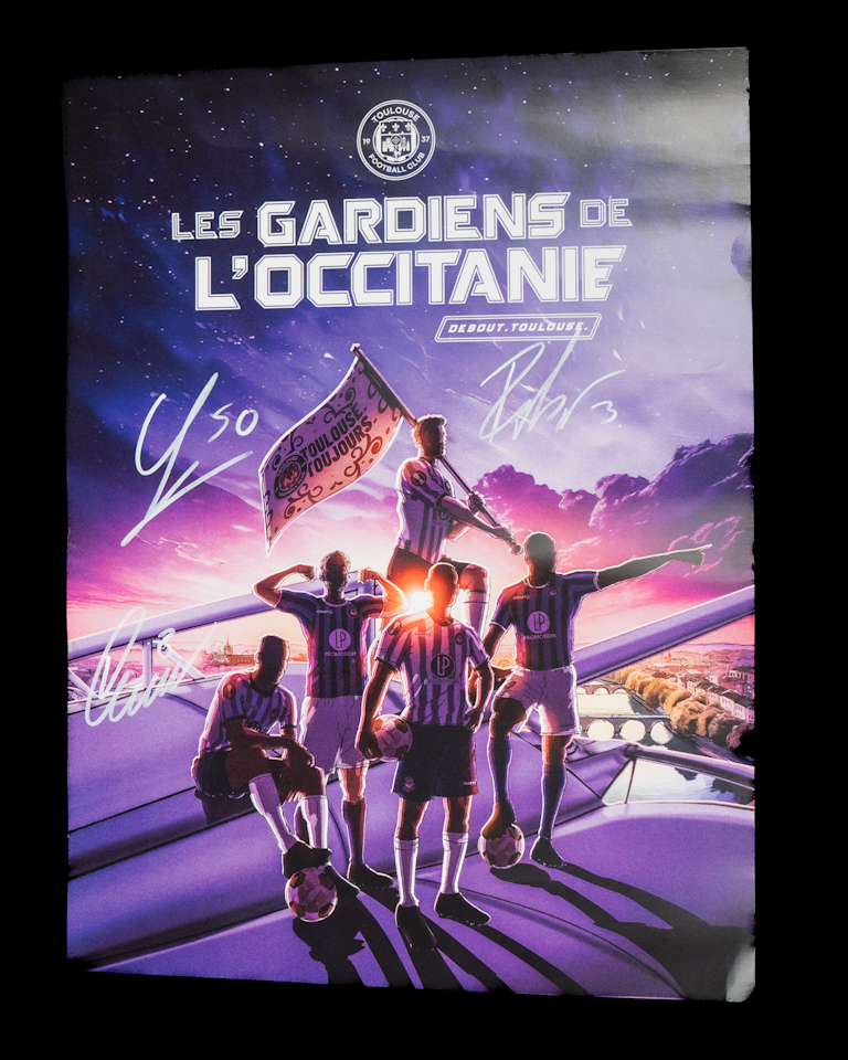 Toulouse FC - Gardiens de l'Occitanie Special Signed Poster 1