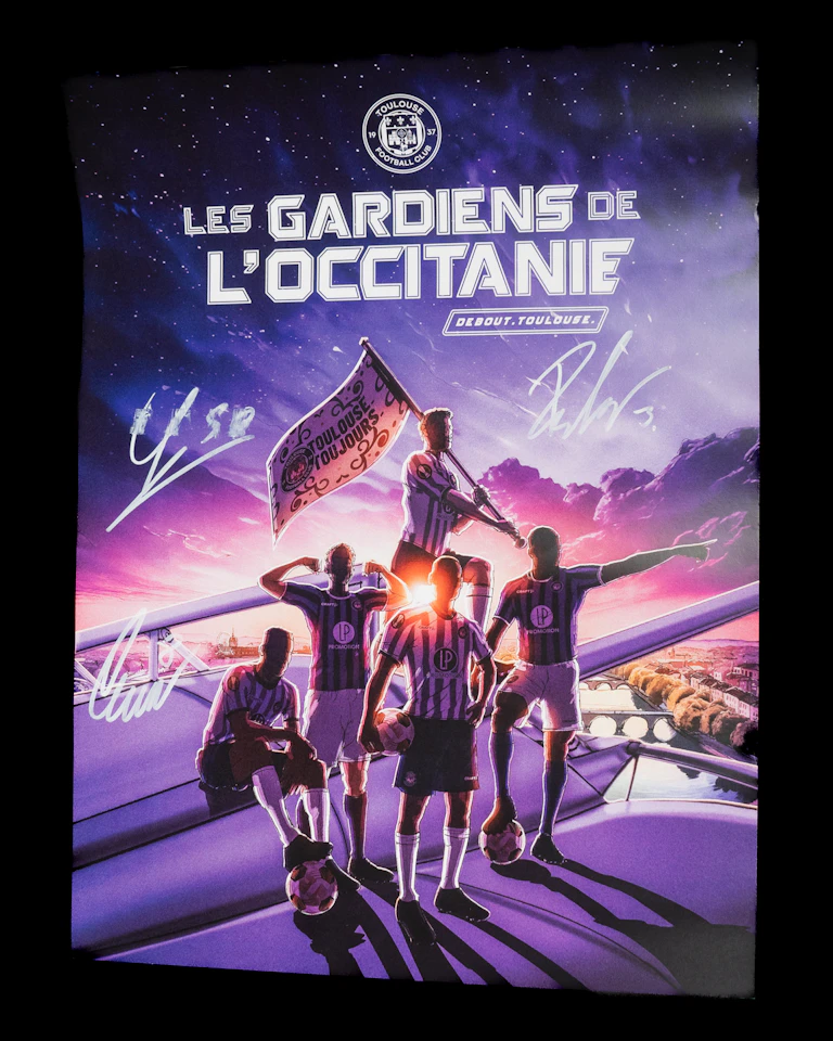 Toulouse FC - Gardiens de l'Occitanie Special Signed Poster 2