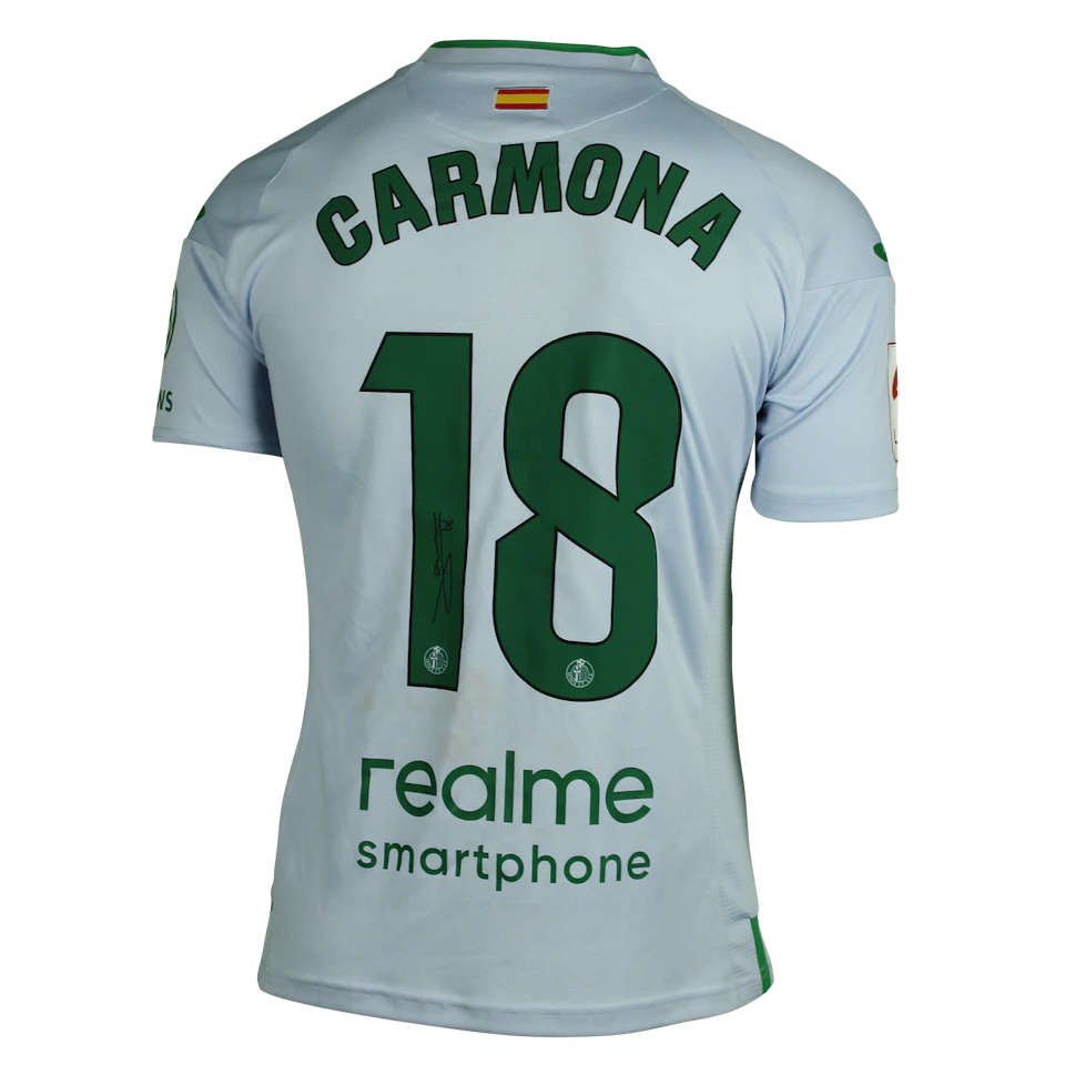 José Ángel Carmona Getafe CF camisa.