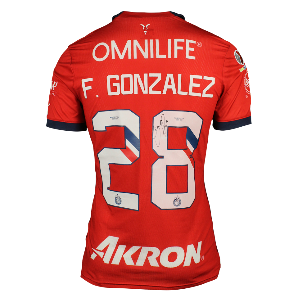 Fernando Rubén González Pineda Chivas Guadalajara jersey