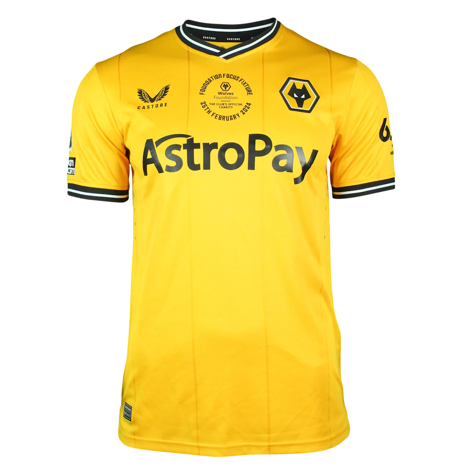 来自Wolverhampton Wanderers的Jean-Ricner Bellegarde球衣