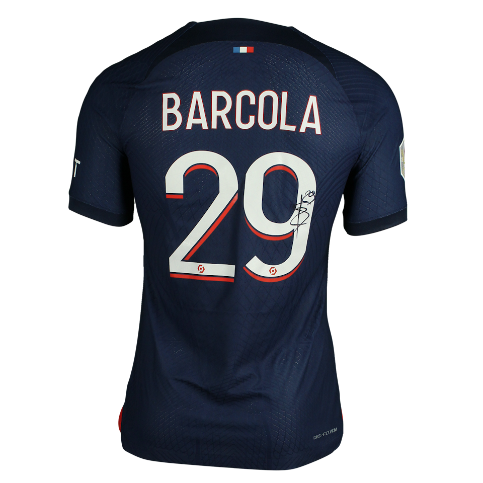 Bradley Barcola Paris Saint-Germain shirt