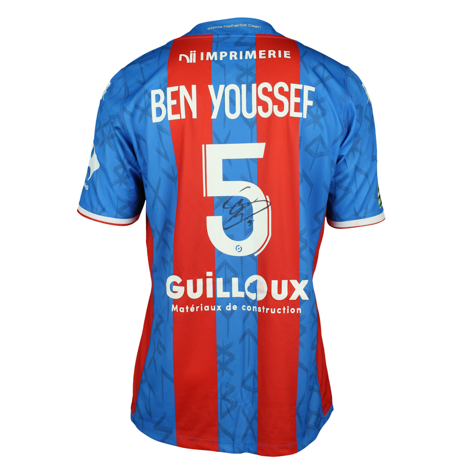 Maillot de Syam Ben Youssef (Stade Malherbe Caen)