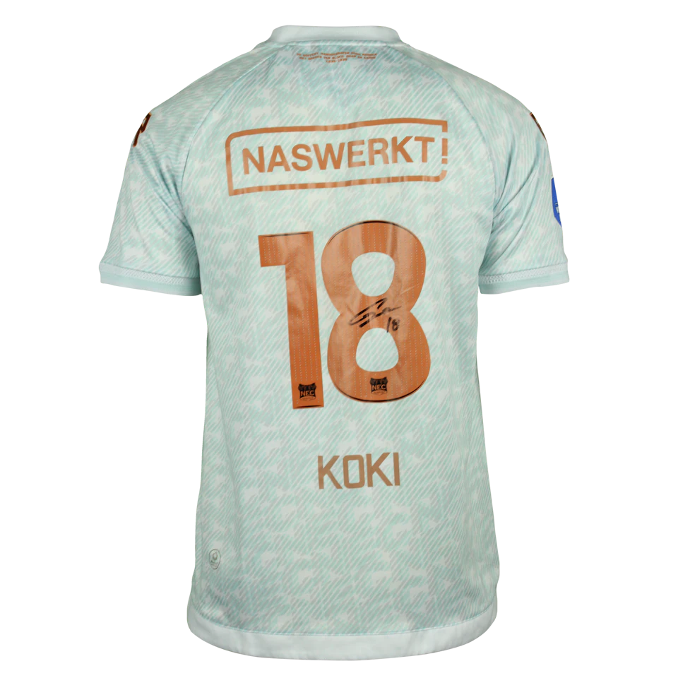 来自N.E.C.的Koki Ogawa 小川航基球衣