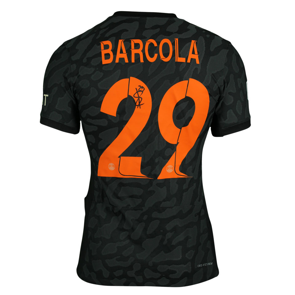 Maglia di Bradley Barcola (Paris Saint-Germain)