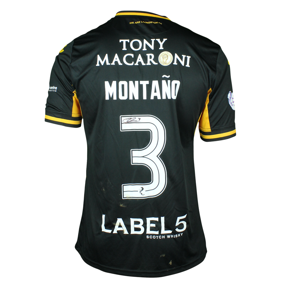 Christian Alexis Montaño Castillo Livingston jersey
