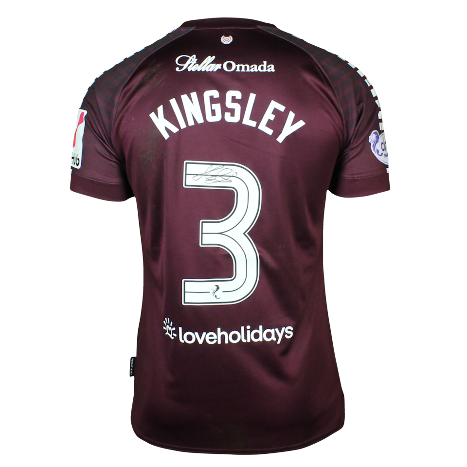 Stephen Kingsley  Heart of Midlothian shirt