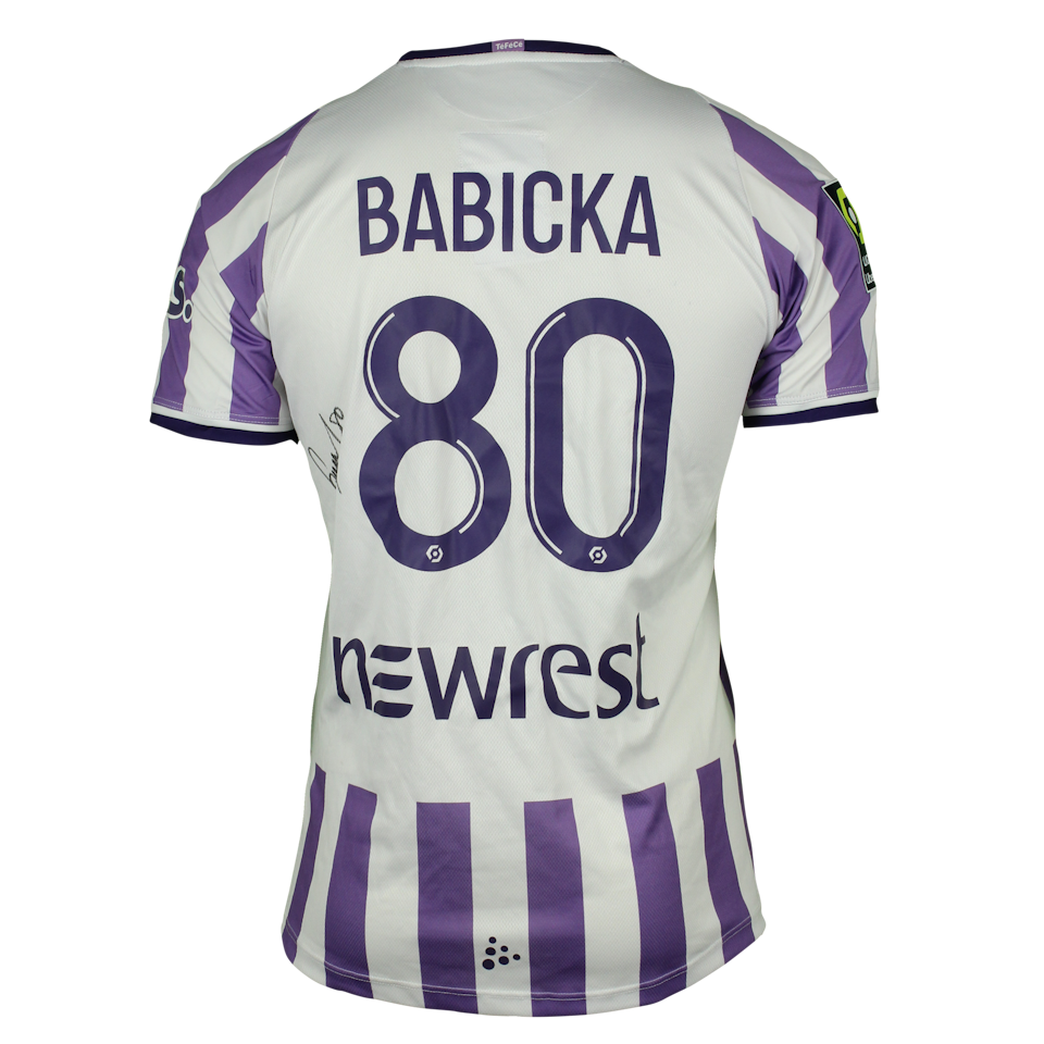Warren Babicka Shavy Toulouse FC shirt