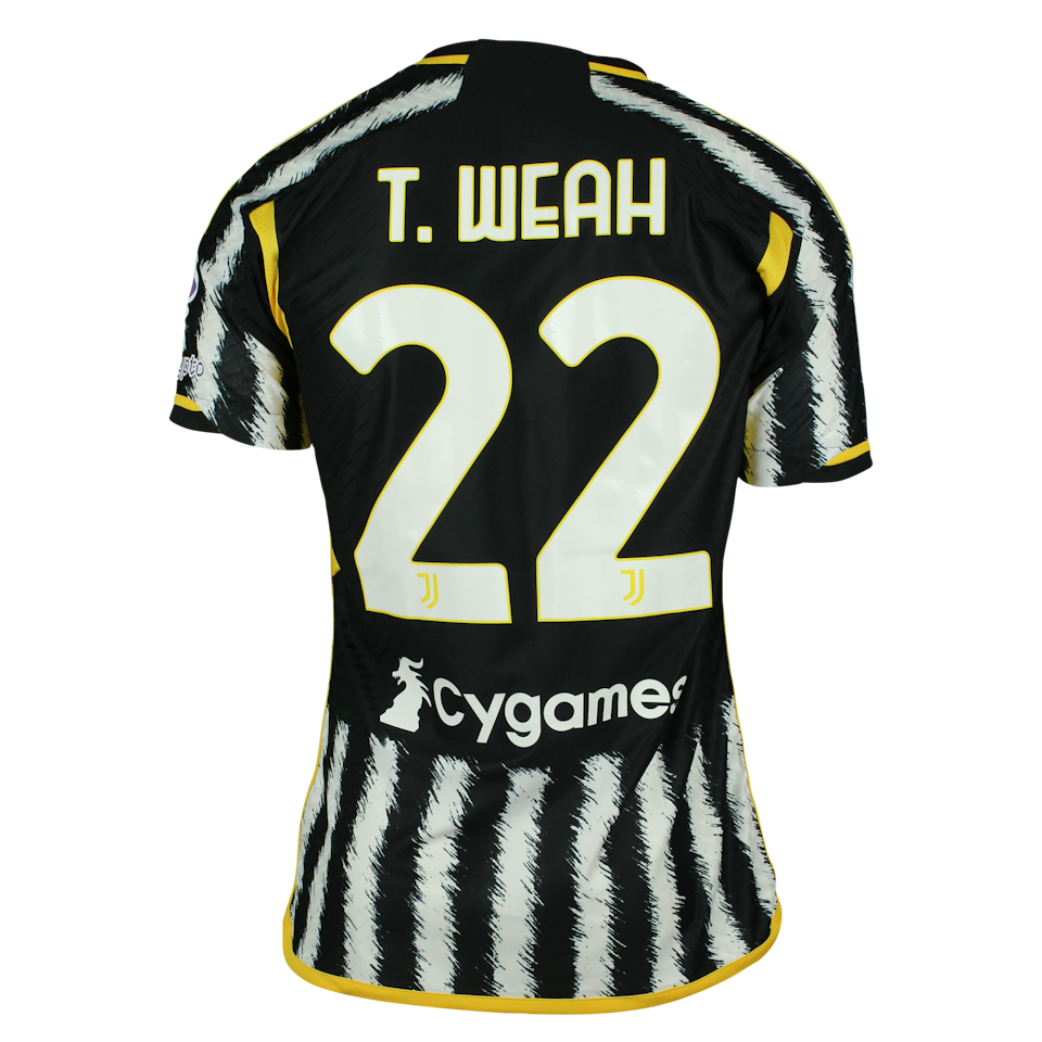 Timothy Weah Juventus FC jersey