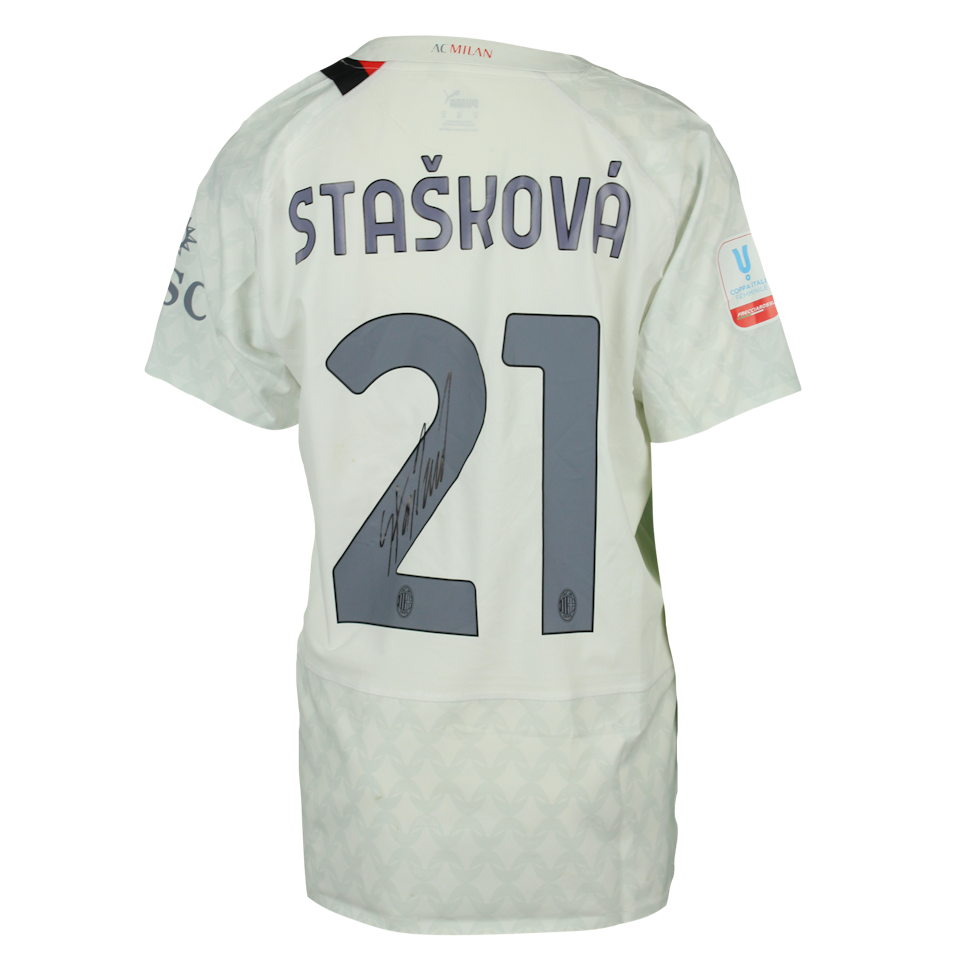 Andrea Stašková AC Milan Women camisa.