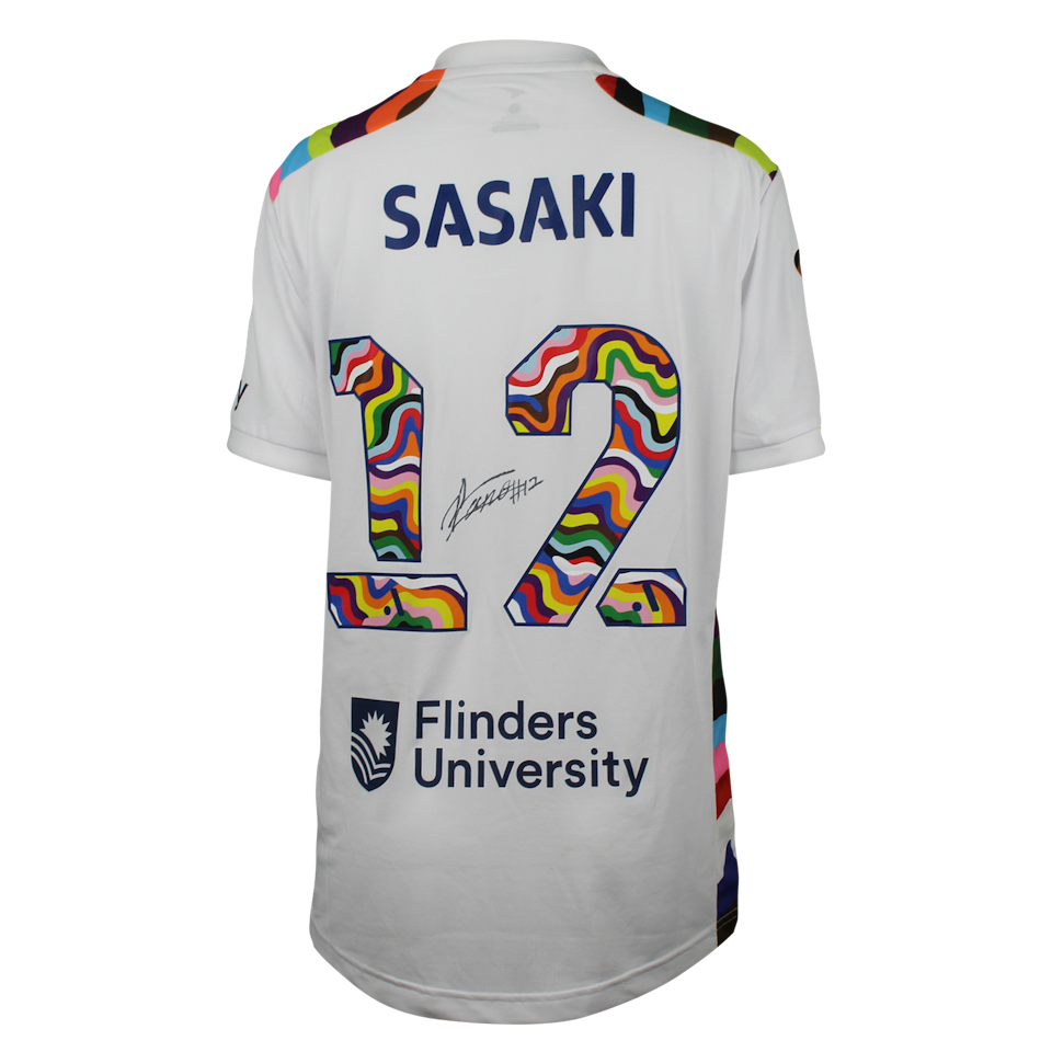 Adelaide United Women 팀의 Nanako Sasaki 佐々木菜捺子 셔츠