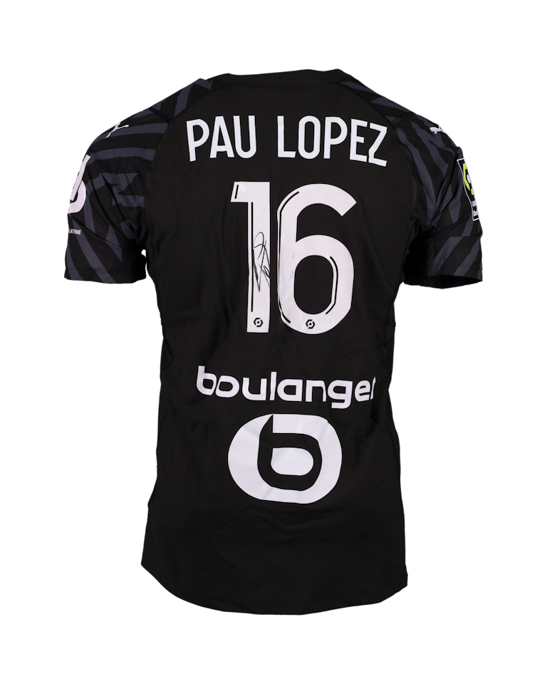 Pau López Olympique de Marseille jersey