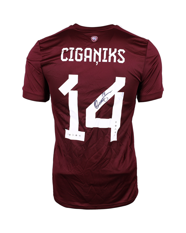 Andrejs Cigaņiks Latvia jersey