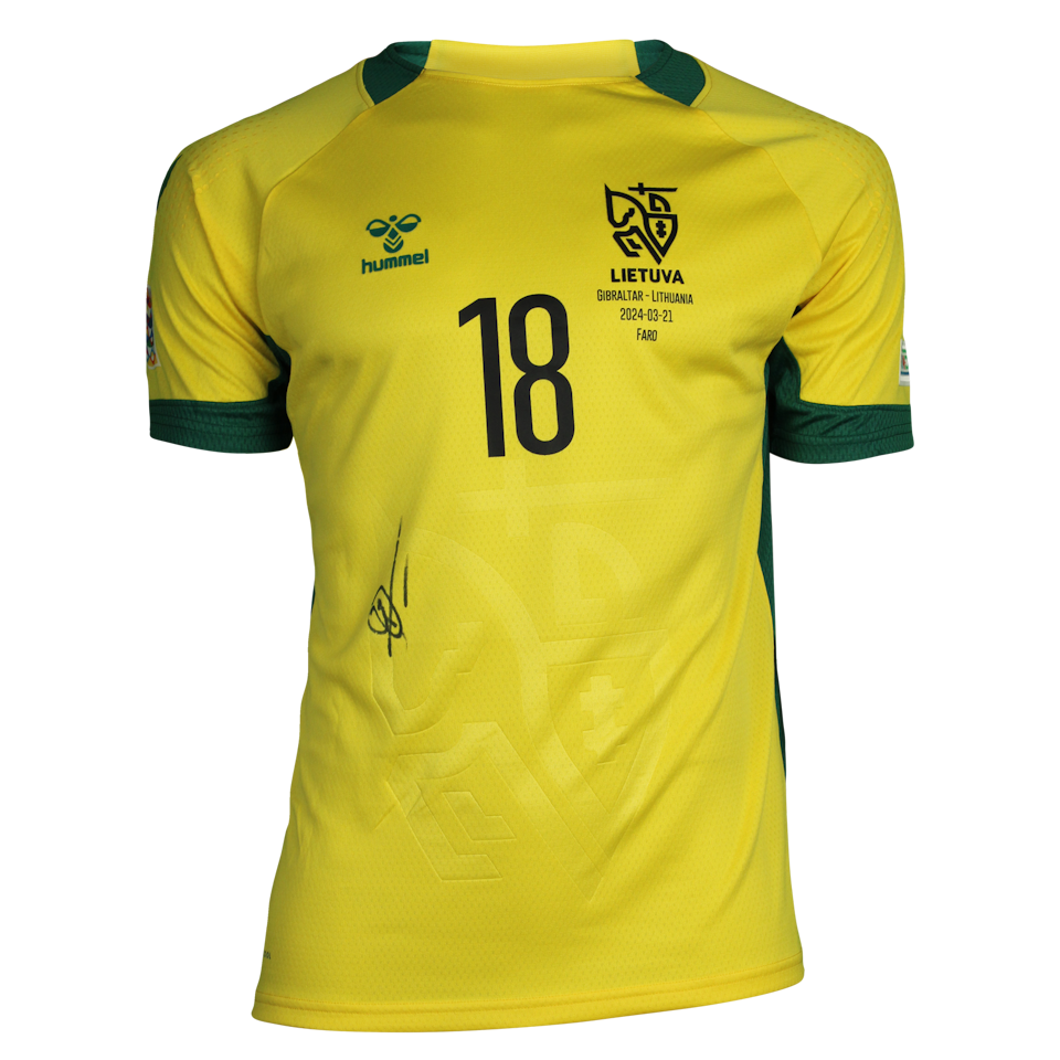 Maillot de Ovidijus Verbickas (Lithuania)