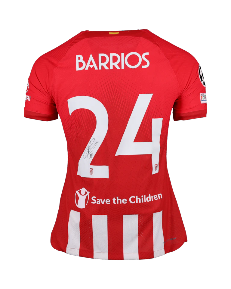 Atlético de Madrid 팀의 Pablo Barrios Rivas 셔츠